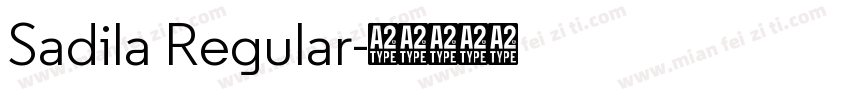 Sadila Regular字体转换